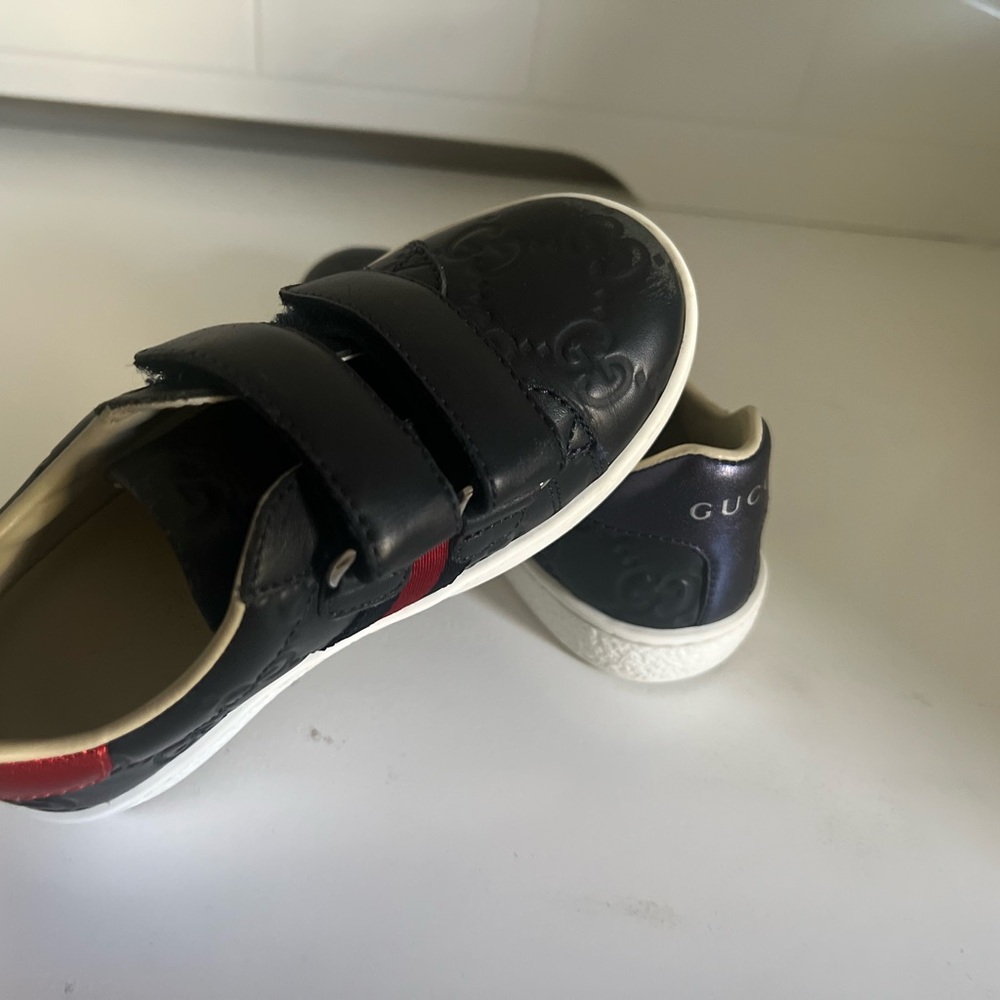 Gucci leather Ace Sneakers baby shoes size 25